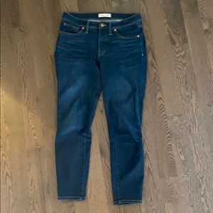 Madewell 9” Mid-rise Skinny Jeans 27p